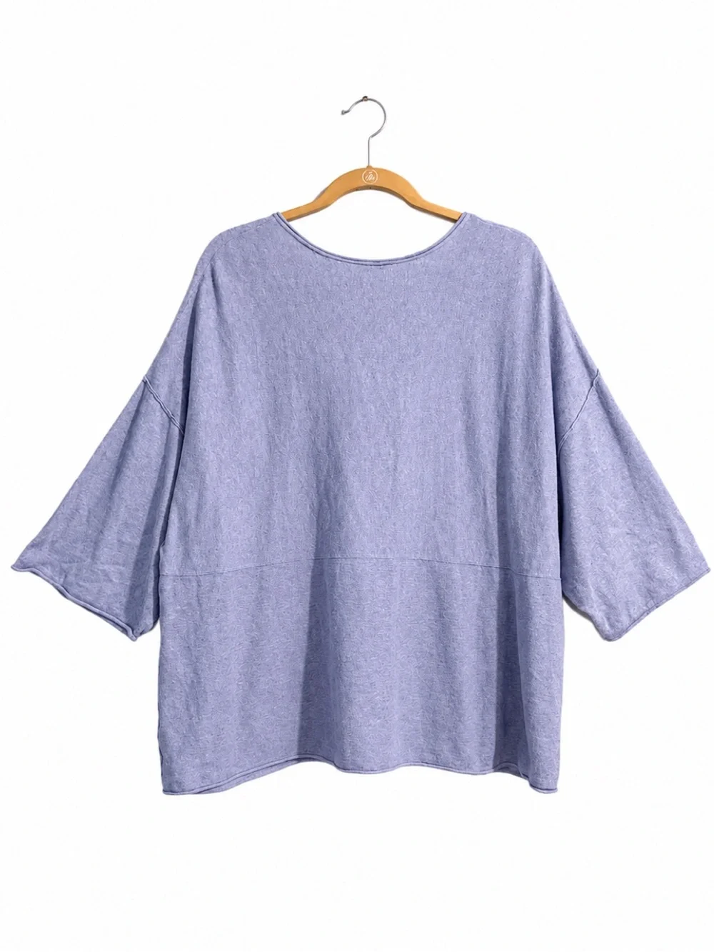 Pure Jill Lavender Cashmere Blend Button Up Cardigan Sweater Oversized Pockets - Picture 2 of 11